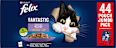 Fantastic kapsičky pro kočky Mixovaný výběr, Jumbopack 44x85g Felix