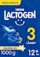 LACTOGEN 3 JUNIOR Vaníliás ízű Tejalapú italpor vitaminokkal és ásványi anyagokkal 12 hó+  Nestlé