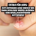 Nagellack Peel-Off Glitzer pink für Kinder MINICO