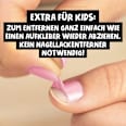 Nagellack Peel-Off rosa für Kinder MINICO