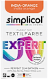 Vopsea pentru textile Portocaliu Indian simplicol