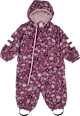 Schneeanzug mit Blumen-Muster, rosa, Gr. 74/80 Dimo