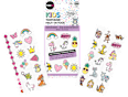 Kinder Haut-Tatoos temporär lila Set 30 tlg. MINICO