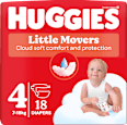 Windeln Little Movers Gr. 4 (7-18 kg) Huggies