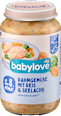 Omogeneizzato di verdure, riso e merluzzo babylove