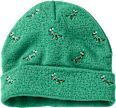 Mütze aus Strick mit Weihnachts-Dino-Muster, grün, Gr. 50/51 PUSBLU