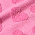 Schlafanzug mit Herz-Muster aus Frottee, rosa, Gr. 104 ALANA