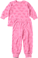 Schlafanzug mit Herz-Muster aus Frottee, rosa, Gr. 98 ALANA
