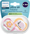 Schnuller ultra air Happy 6-18 Monate sortiert PHILIPS AVENT