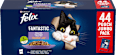 Fantastic kapsičky pro kočky Mixovaný výběr, Jumbopack 44x85g Felix