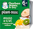 Rastlinný dezert mango a kiwi s kokosovým mliekom Gerber Organic