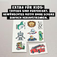 Kinder Haut-Tatoos temporär grün Set 30tlg. MINICO