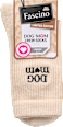 Crew Socken Dog Mom beige Gr. 36-41 Fascino