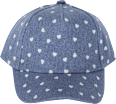 Kinderkappe Jeans-Optik mit Herzchen kiDS