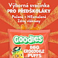 křupky krokodýli s příchutí BBQ Goodies
