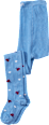 Strumpfhose mit Marienkäfer- & Herz-Muster, blau, Gr. 122/128 ALANA
