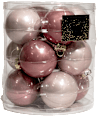 Set globuri roz pentru Crăciun KOOPMAN