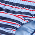 Schwimmwindel mit Streifen-Muster, blau, Gr. 74/80 PUSBLU