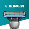 Rasierer, Mach3 Vorteilspack  Gillette