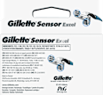 Rasierklingen, Sensor Excel Gillette
