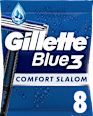 Самобръсначка за еднократна употреба Blue3 Comfort Slalom  Gillette
