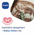 Babyflasche aus Glas Feel Good türkis, von Geburt an, 170 ml   mam
