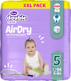 double care pelene AirDry XXL PACK, veličina 5 (11-18 kg) Violeta