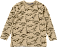 Langarmshirt mit Dino-Muster, braun, Gr. 110 ALANA