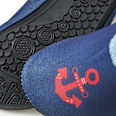 Badeschuhe mit Anker-Muster, blau, Gr. 23/24 PUSBLU