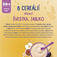 mléčná kaše 8 cereálií Švestka a Jablko  Sunar