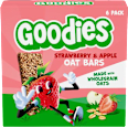 ovesná tyčinka s příchutí jahody a jablka 6x23 g Goodies