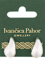 Naušnice od nehrđajućeg čelika – kapljica, srebrne Ivančica Pahor