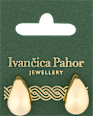 Naušnice od nehrđajućeg čelika – kapljice, zlatne Ivančica Pahor