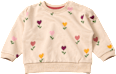 Sweatshirt mit Tulpen-Muster, beige, Gr. 74 ALANA