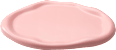 Ablage mit Wellenrand, matt rosa (24x16,5 cm) dm home