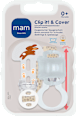 Schnullerband Clip it! & Cover creme mam