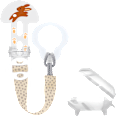 Schnullerband Clip it! & Cover creme mam