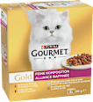Nassfutter Katze Feine Komposition Multipack (8x85 g) Purina Gourmet