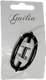 Шнола за коса, черна guilia