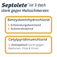 Septolete mit Zitronen-Honig-Geschmack 3 mg/1 mg Lutschtabletten Septolete