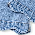Jeans mit weitem Schnitt, Stretch & Paperbag-Bund, blau, Gr. 98 ALANA