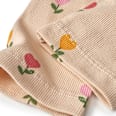 Leggings mit Ripp-Struktur & Tulpen-Muster, beige, Gr. 74 ALANA