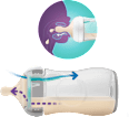 kojenecká lahev Natural Response s ventilem AirFree 0m+, 250ml PHILIPS AVENT