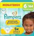 Windeln Premium Protection Gr. 6 Extra Large (13-18 kg) Monatsbox Pampers