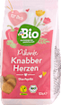 Knabbergebäck Pikante Olive-Paprika Herzen dmBio