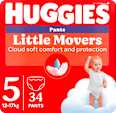 Scutece chiloțel pentru fetițe numărul 5, 12-17 kg Huggies