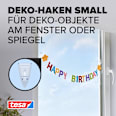 Dekohaken Powerstrips® transparent Set 5tlg tesa
