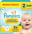 Windeln Premium Protection New Baby Gr. 2 Mini (4-8 kg) Monatsbox Pampers premium protection