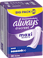 discreet Einlagen Inkontinenz Maxi, Big Pack always