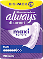 discreet Einlagen Inkontinenz Maxi, Big Pack always